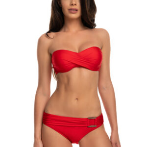 Paloma piros bandeau bikini