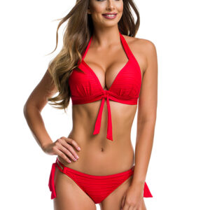 Paloma 406/407 piros bikini, megkötős alsóval