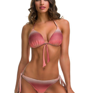 Paloma 1001 mályva-bézs színátmenetes bikini, brazil alsóval