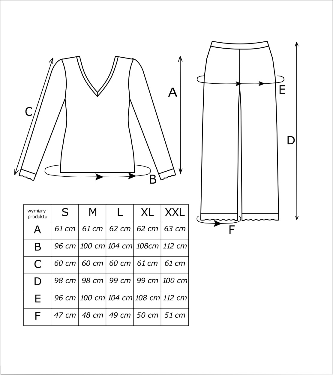 Donna Simply csipkés olíva, homok és rózsaszín pizsama - Image 4
