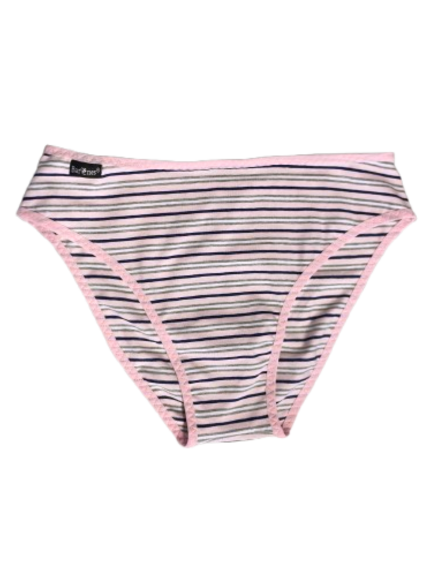 Barones Klasszikus "Kata" alsó, rózsaszín csíkos