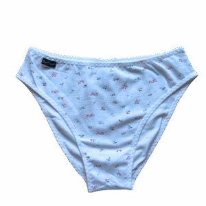 Barones Klasszikus "Kata" alsó, fehér apró virágos