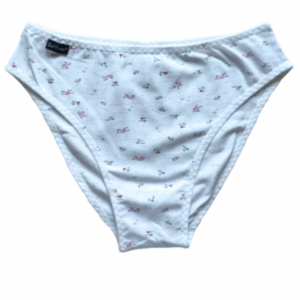 Barones Klasszikus "Kata" alsó, fehér apró virágos