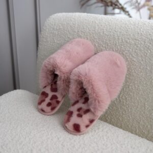 Sensis Maureen mályva párduc mintás papucs