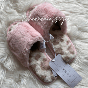 Sensis Emma rózsaszín párduc mintás papucs