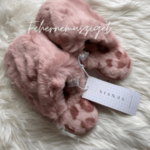 Sensis Maureen mályva párduc mintás papucs