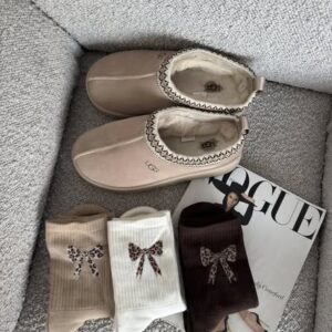 Milena WBA párducos masnis frottír zokni, vastag talpú