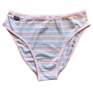 Barones Klasszikus „Kata” alsó, rózsaszín-kék-bézs csíkos