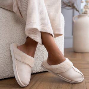 Sensis Tiffany „homewear” bézs papucs