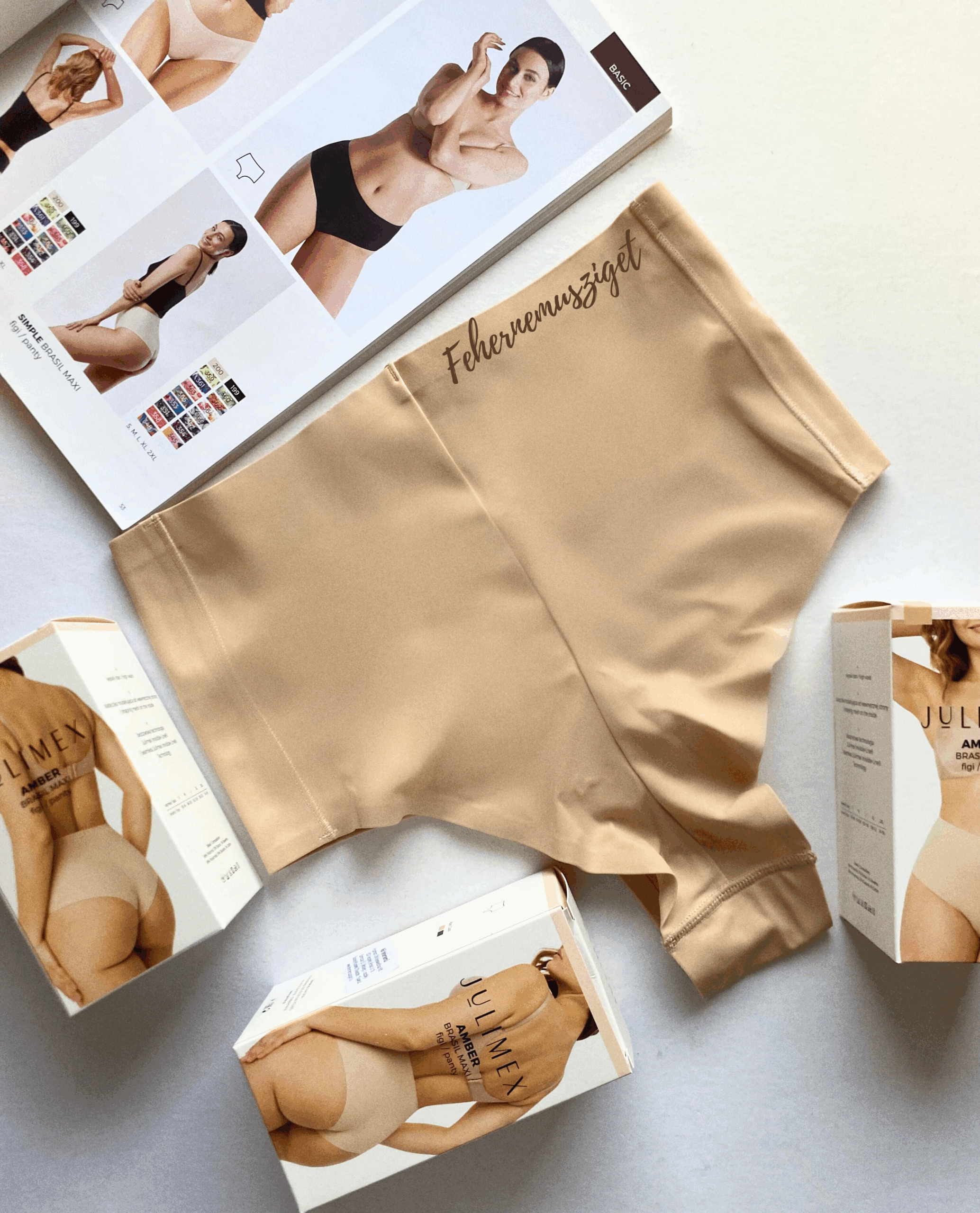 Julimex Amber Brasil Maxi alakformáló, testszín