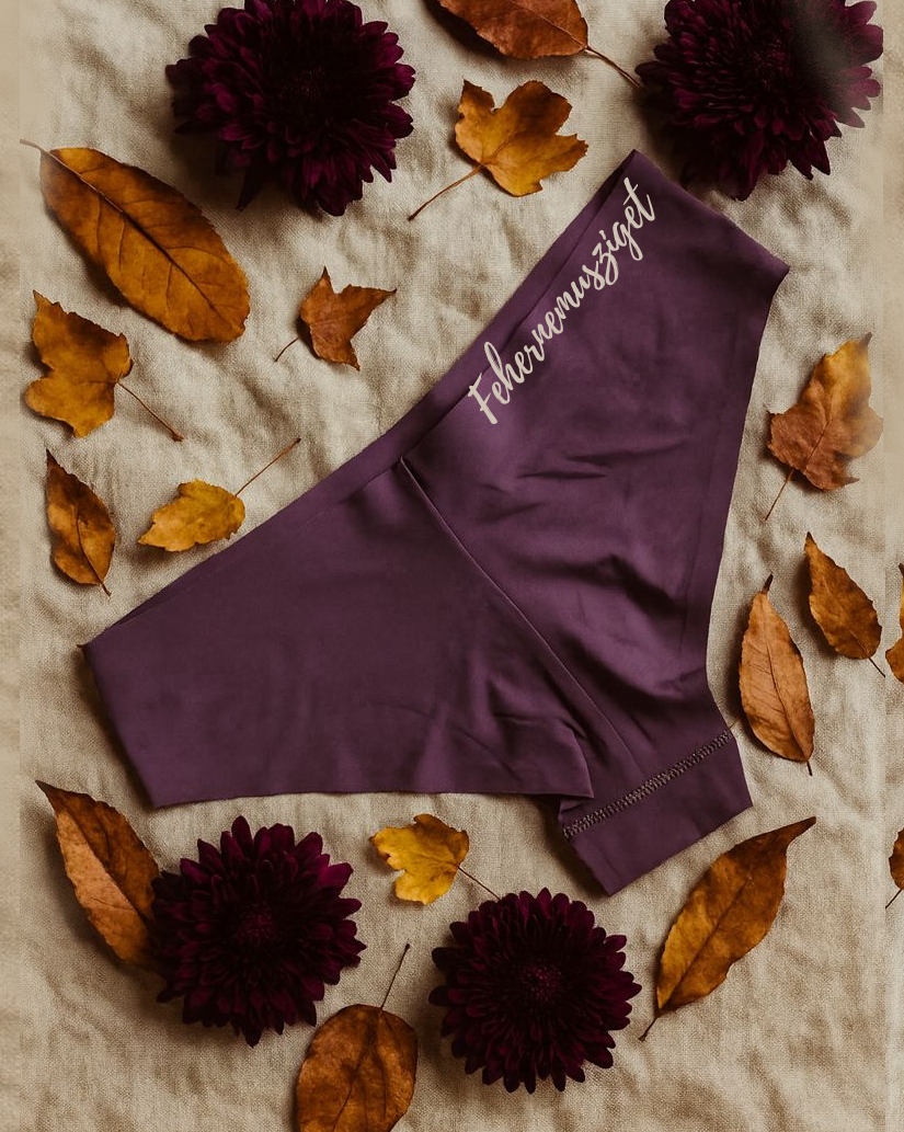 Julimex Dark plum Simple Brasil panty, sötét szilva