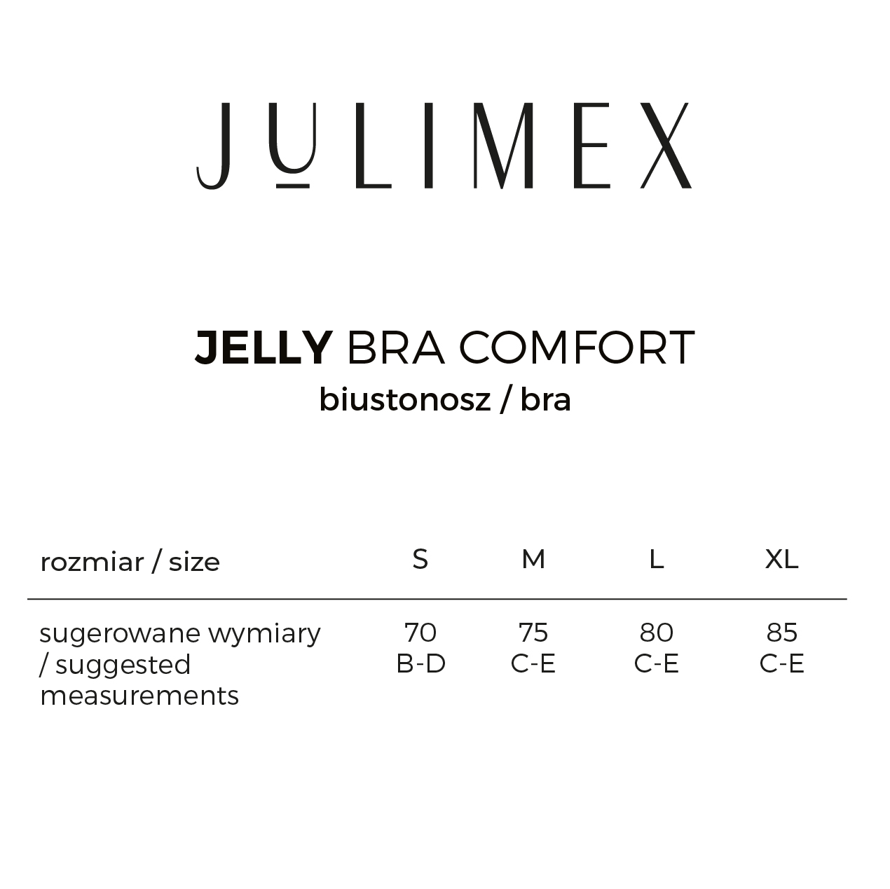 Julimex Jelly Comfort lézervágott merevítő nélküli melltartó, test és fekete - Image 7
