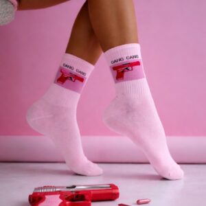 Milena „GANG GANG” pisztolyos női zokni