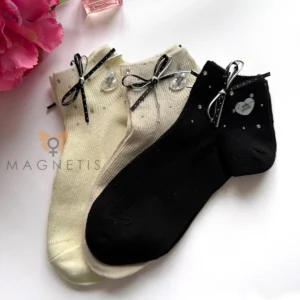 Magnetis köves masnis női zokni
